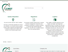 Tablet Screenshot of le-west.co.uk